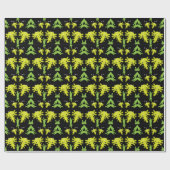 Exotischer Axolotl-Salamander Geschenkpapier (Flach)