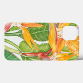Exotischer BlumenWatercolor Case-Mate iPhone Hülle (Rückseite (Horizontal))