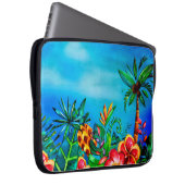 Exotischer bunter Blumen-Dschungel - Aloha Laptopschutzhülle (Vorne Rechts)