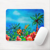 Exotischer bunter Blumen-Dschungel - Aloha Mousepad (Mit Mouse)