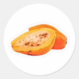 Exotischer Carica-Frucht-Aufkleber - Seltene Bergp Runder Aufkleber