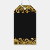 Exotischer Dschungel Geparden Elegant Geschenkanhänger (Rückseite)