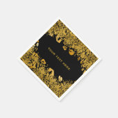 Exotischer Dschungel Geparden Elegant Serviette (Ecke)