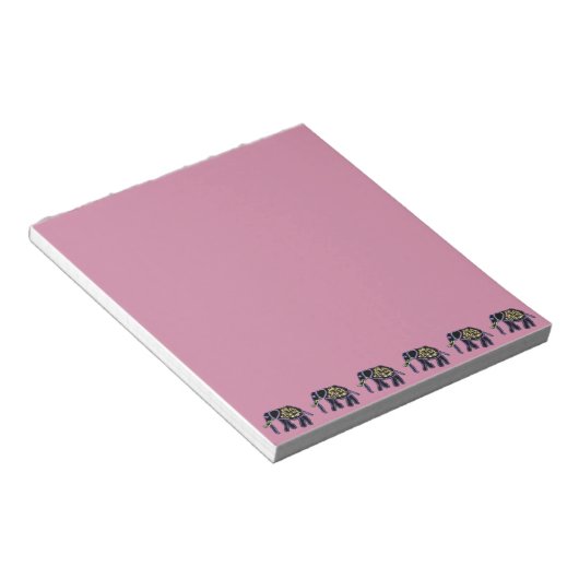 Exotischer Elefant Notizblock (angewinkelt)