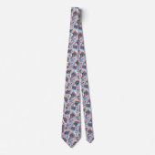 Exotischer Faux-Seide | Luxus-Trendy-Opal-Gentlema Krawatte (Vorderseite)