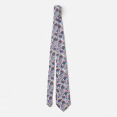 Exotischer Faux-Seide | Luxus-Trendy-Opal-Gentlema Krawatte (Rückseite)