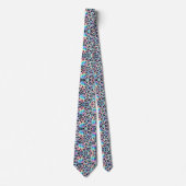 Exotischer Faux-Seide | Luxus-Trendy-Opal-Gentlema Krawatte (Vorderseite)