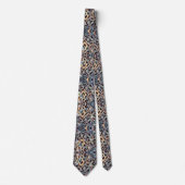 Exotischer Faux-Seide | Luxus-Trendy-Opal-Gentlema Krawatte (Vorderseite)