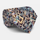 Exotischer Faux-Seide | Luxus-Trendy-Opal-Gentlema Krawatte (Gerollt)