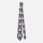Exotischer Faux-Seide | Luxus-Trendy-Opal-Gentlema Krawatte (Vorderseite)