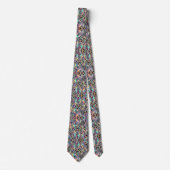Exotischer Faux-Seide | Luxus-Trendy-Opal-Gentlema Krawatte (Vorderseite)