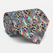 Exotischer Faux-Seide | Luxus-Trendy-Opal-Gentlema Krawatte (Gerollt)