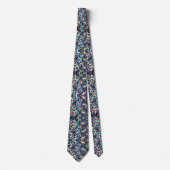 Exotischer Faux-Seide | Luxus-Trendy-Opal-Gentlema Krawatte (Vorderseite)