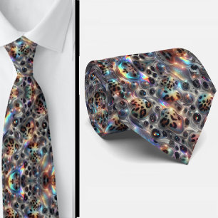 Exotischer Faux-Seide Luxus-Trendy-Opal-Gentlema Krawatte