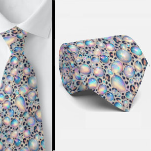 Exotischer Faux-Seide   Luxus-Trendy-Opal-Gentlema Krawatte