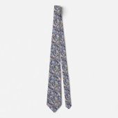 Exotischer Faux-Seide | Luxus-Trendy-Opal-Gentlema Krawatte (Vorderseite)