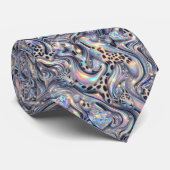 Exotischer Faux-Seide | Luxus-Trendy-Opal-Gentlema Krawatte (Gerollt)