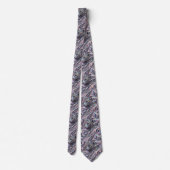 Exotischer Faux-Seide | Luxus-Trendy-Opal-Gentlema Krawatte (Rückseite)