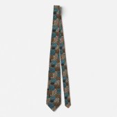 Exotischer Faux-Seide | Luxus-Wildtier Gentleman's Krawatte (Vorderseite)