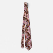 Exotischer Faux-Seide | Luxus-Wildtier-Herrenausst Krawatte (Rückseite)