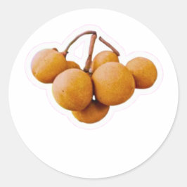 Exotischer Kepel-Frucht-Aufkleber - Seltene indone Runder Aufkleber