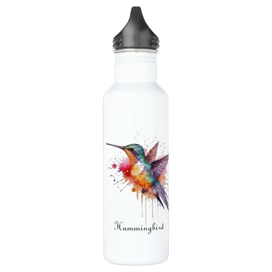 Exotischer Kolibri Edelstahlflasche (Links)