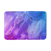 Exotischer Lila Marmor Badematte (Vorderseite)