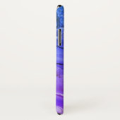 Exotischer Lila Marmor Case-Mate iPhone Hülle (Hinten/Rechts)