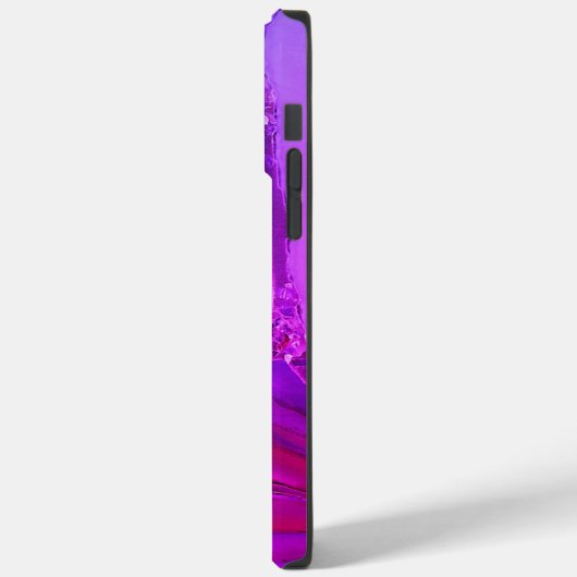 Exotischer Lila Marmor Case-Mate iPhone Hülle (Rückseite / Links)