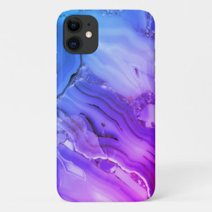 Exotischer Lila Marmor Case-Mate iPhone Hülle