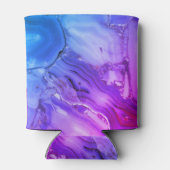 Exotischer Lila Marmor Dosenkühler (Rückseite)