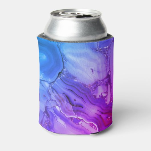 Exotischer Lila Marmor Dosenkühler (Kanne Rückseite)