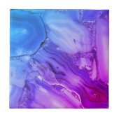 Exotischer Lila Marmor Fliese (Vorderseite)