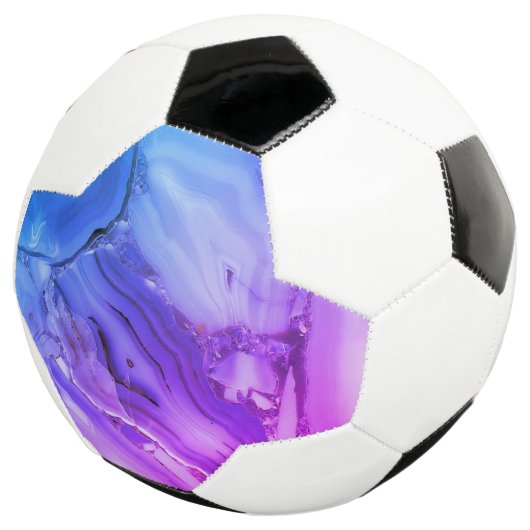 Exotischer Lila Marmor Fußball (Dreiviertel)
