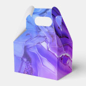 Exotischer Lila Marmor Geschenkschachtel (Rückseite)