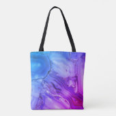 Exotischer Lila Marmor Tasche (Rückseite)