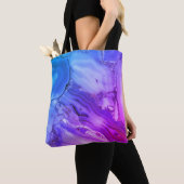 Exotischer Lila Marmor Tasche (Von Nahem)