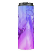 Exotischer Lila Marmor Thermosbecher (Rückseite)