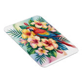 Exotischer Papagei Magnet (Rechte Seite)