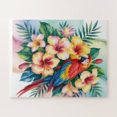 Exotischer Papagei Puzzle (Horizontal)