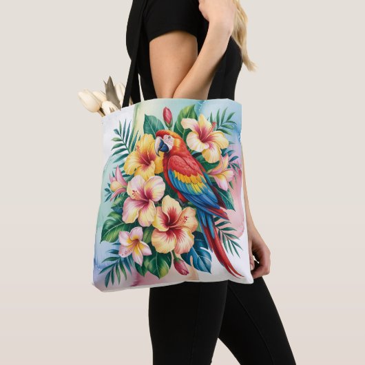 Exotischer Papagei Tasche (Von Nahem)