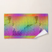 EXOTISCHER REGENBOGEN-FALSCHER TIERDRUCK BADHANDTUCH SET (Handtuch)