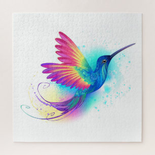Exotischer Regenbogen-Kolibri Puzzle