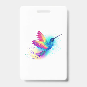 Exotischer Regenbogenkolibri Ausweis