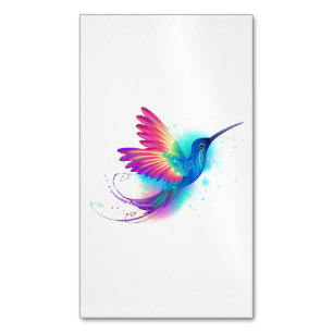 Exotischer Regenbogenkolibri Magnetische Visitenkarte