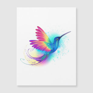 Exotischer Regenbogenkolibri Magnetkarte