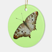 Exotischer Schmetterling aus St. Lucia Keramikornament (Links)