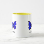 Exotischer Schmetterling "exotic life" Tasse (Zentrum)