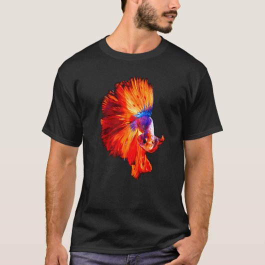 Exotischer Siamesischer Kampffisch Betta T-Shirt (Vorderseite)