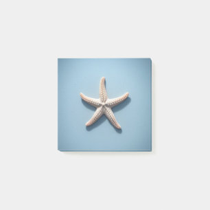 Exotischer Starfish mit blauem Hintergrund Post-it Klebezettel